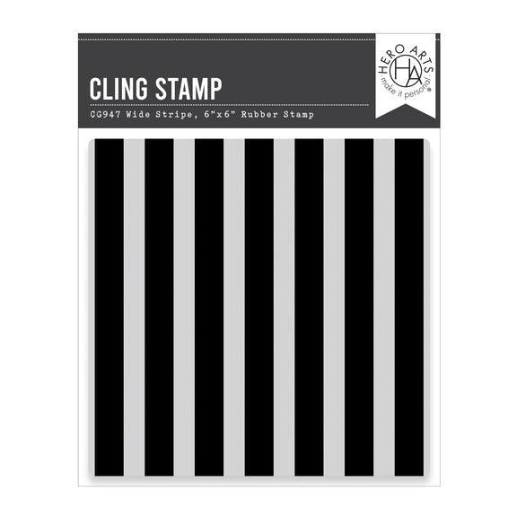 Hero Arts Cling Stamps - Wide Stripe Bold Print