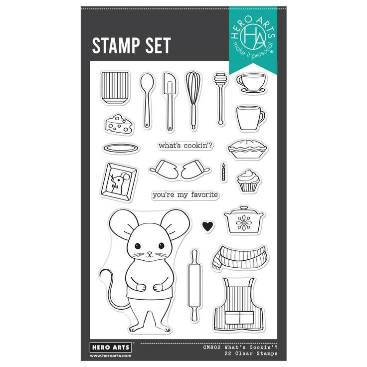 Hero Arts Clear Stamps - What's Cookin'?