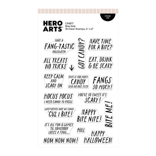 Hero Arts Clear Stamps - Bite Nite