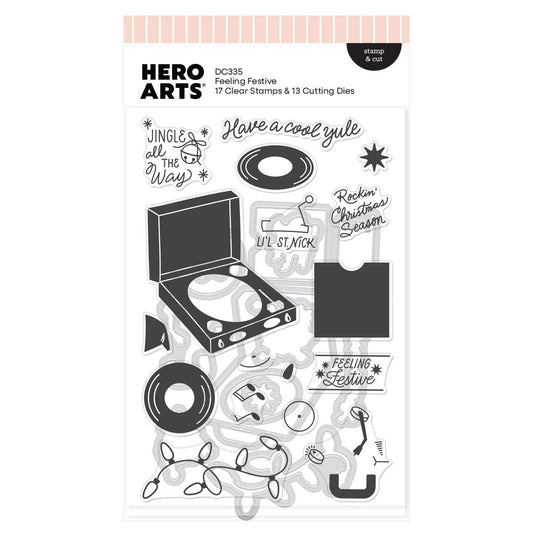 Hero Arts Stamp & Cut - Feeling Festive