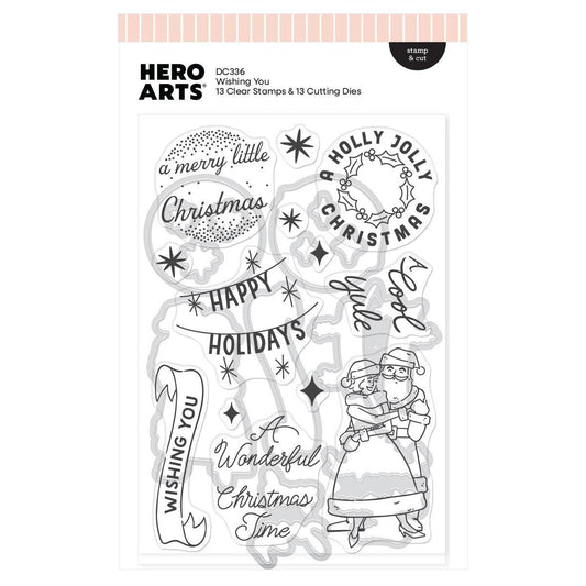 Hero Arts Stamp & Cut - Wishing You