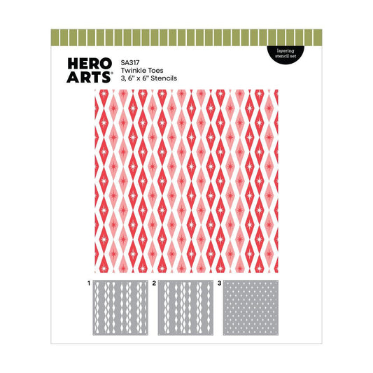 Hero Arts Stencils - Twinkle Toes