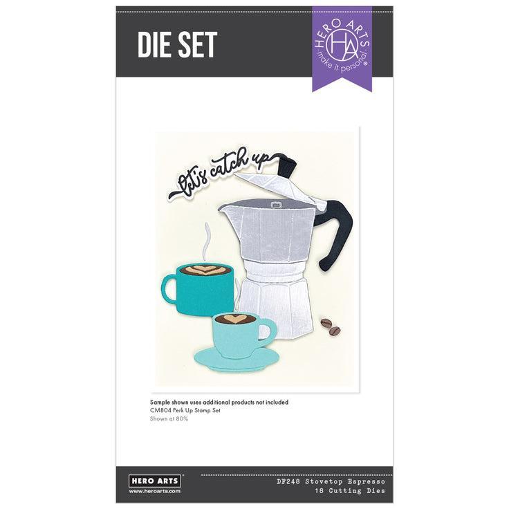 Hero Arts Dies - Stovetop Espresso