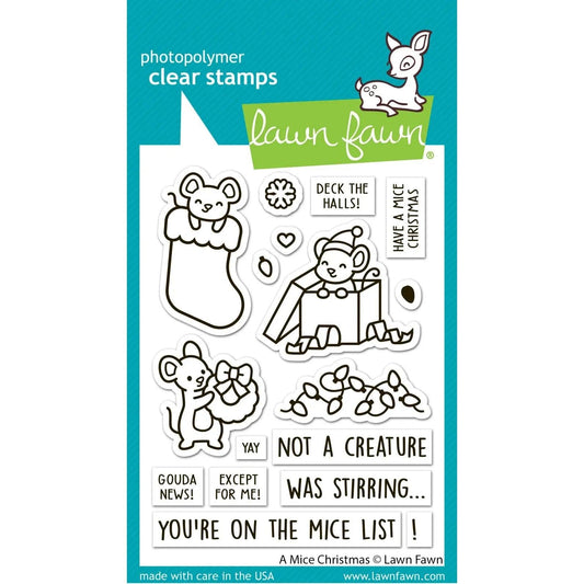 Lawn Fawn Clear Stamps - A Mice Christmas