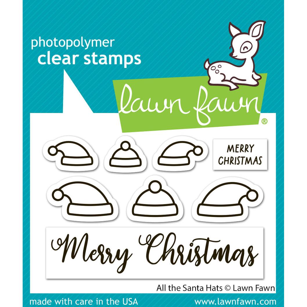 Lawn Fawn Clear Stamps - All The Santa Hats