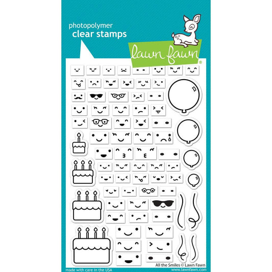 Lawn Fawn Clear Stamps - All The Smiles