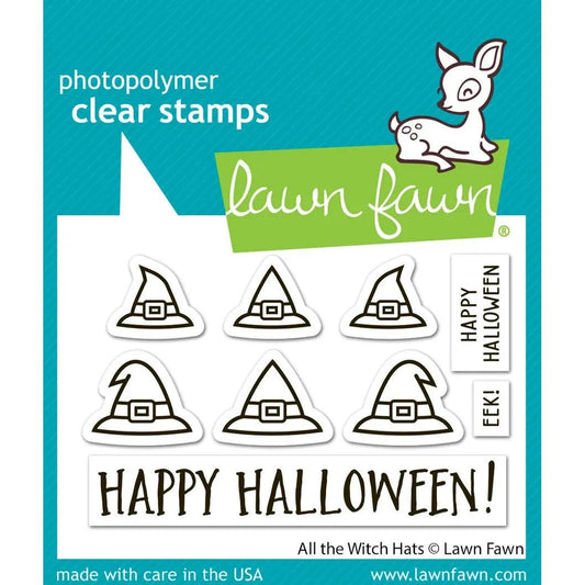 Lawn Fawn Clear Stamps - All The Witch Hats