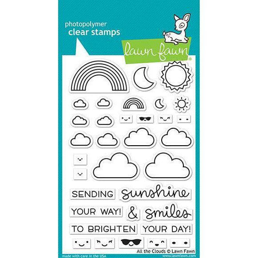 Lawn Fawn Clear Stamps - All the Clouds