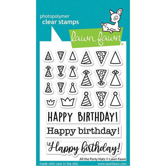 Lawn Fawn Clear Stamps - All the Party Hats