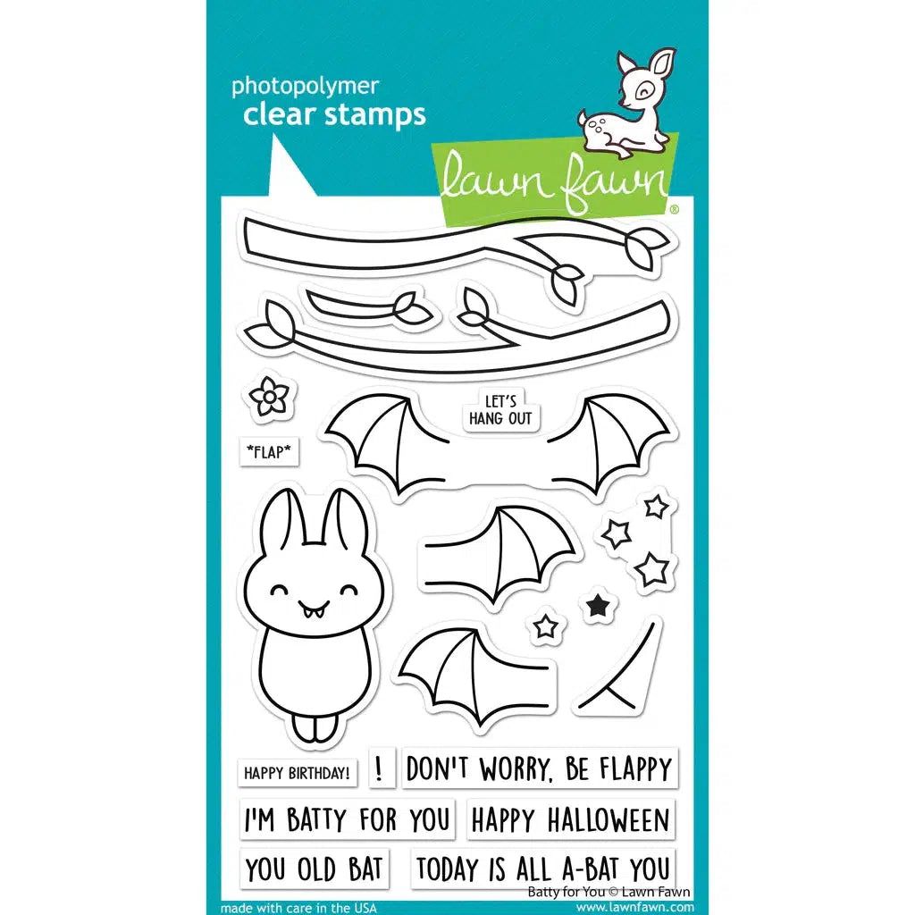 Lawn Fawn Clear Stamps - Batty For You