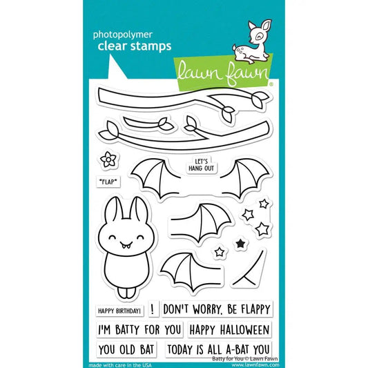 Lawn Fawn Clear Stamps - Batty For You