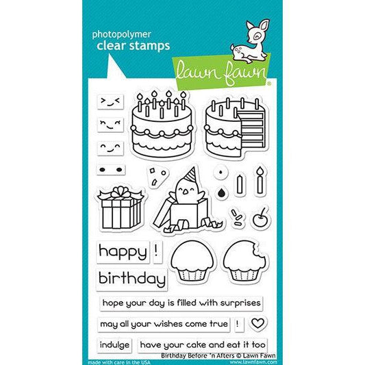 Lawn Fawn Clear Stamps - Birthday Before 'n Afters
