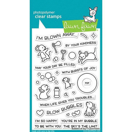 Lawn Fawn Clear Stamps - Bubbles of Joy