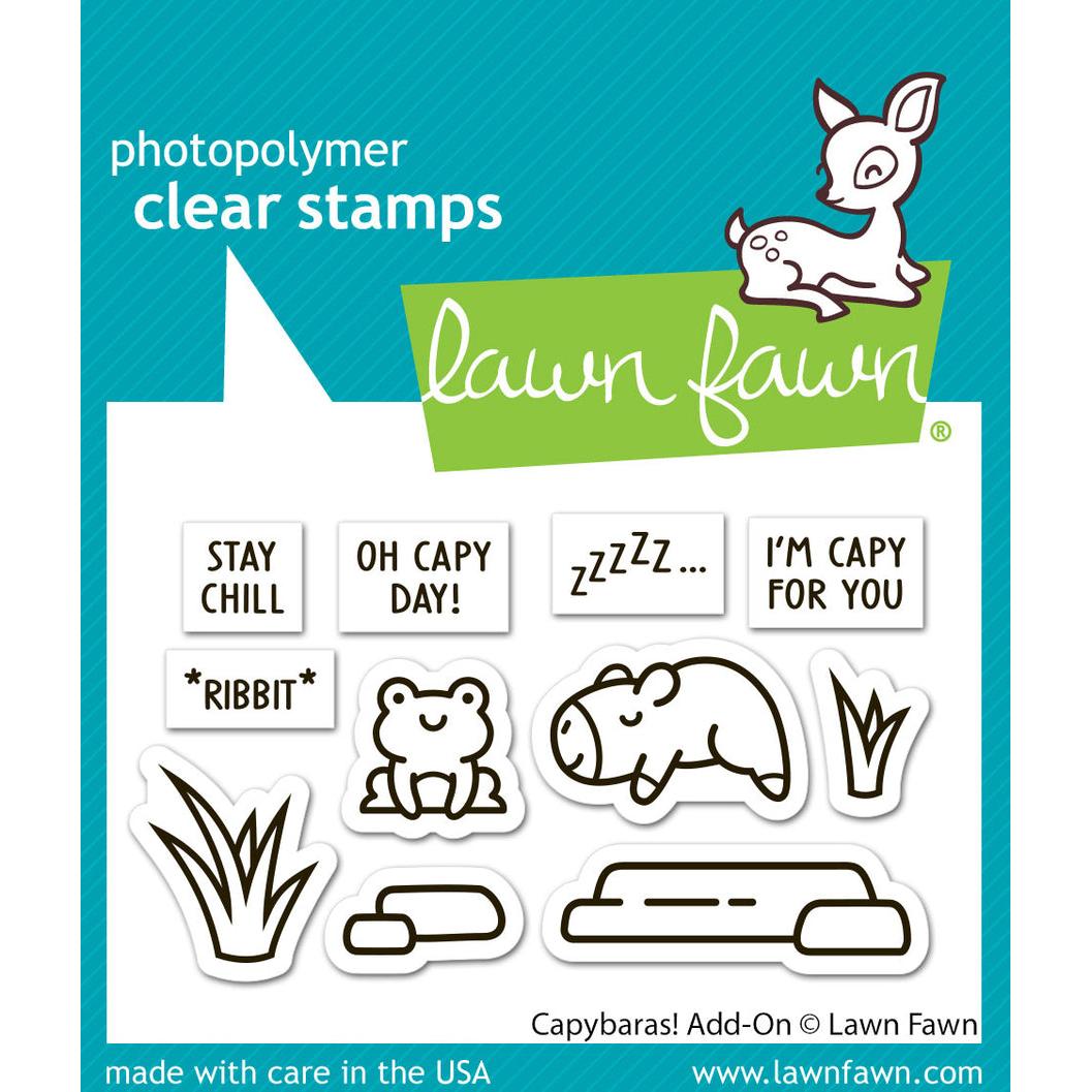 Lawn Fawn Clear Stamps - Capybaras! Add-On
