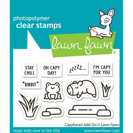 Lawn Fawn Clear Stamps - Capybaras! Add-On