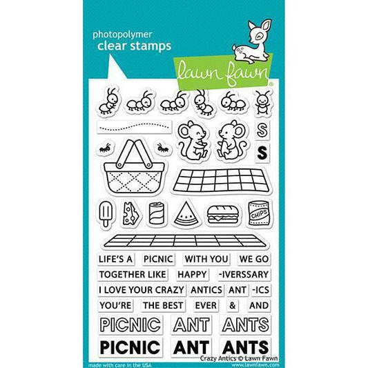 Lawn Fawn Clear Stamps - Crazy Antics