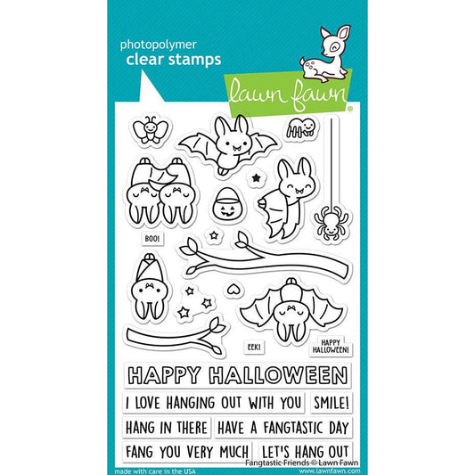 Lawn Fawn Clear Stamps - Fangtastic Friends