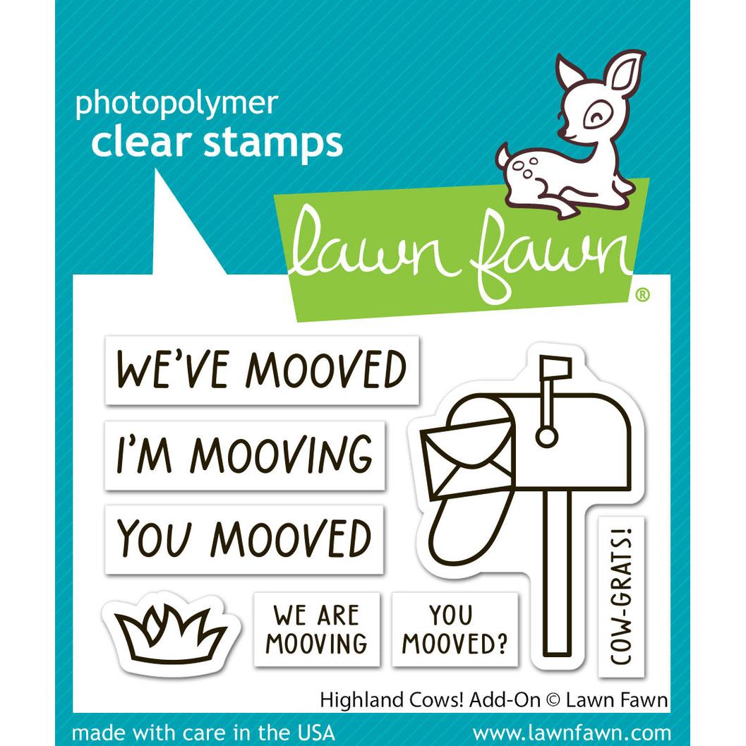 Lawn Fawn Clear Stamps - Highland Cows! Add-On