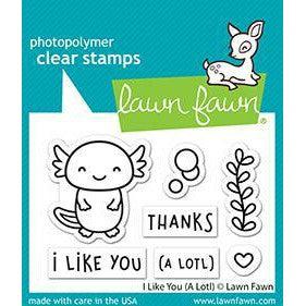 Lawn Fawn Clear Stamps - I Like You (A Lotl)