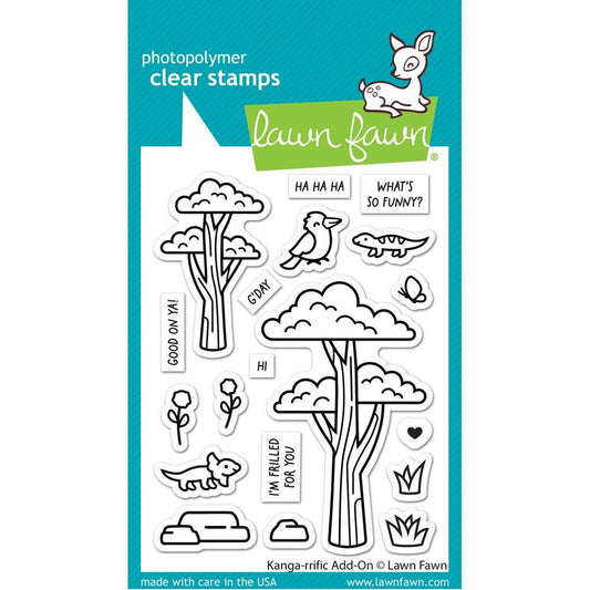 Lawn Fawn Clear Stamps - Kanga-Rrific Add-On