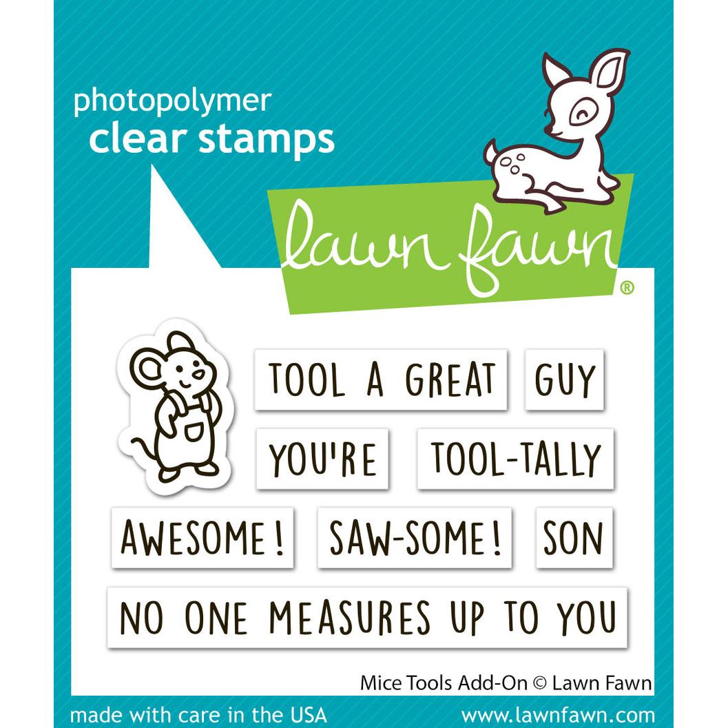 Lawn Fawn Clear Stamps - Mice Tools Add-On