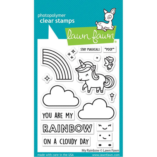 Lawn Fawn Clear Stamps - My Rainbow