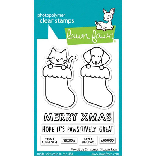 Lawn Fawn Clear Stamps - Pawsitive Christmas