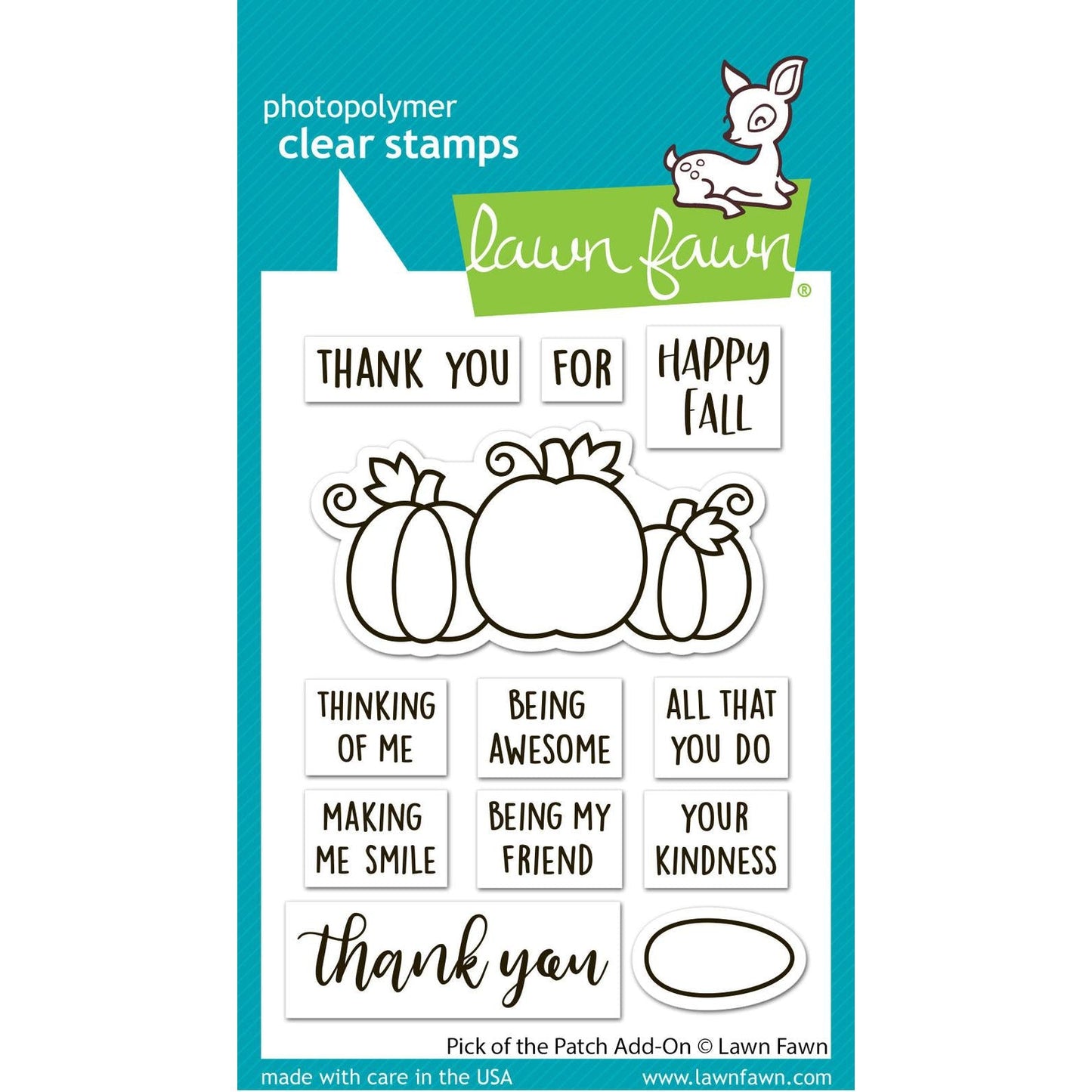 Lawn Fawn Clear Stamps - Pick of the Patch Add-on