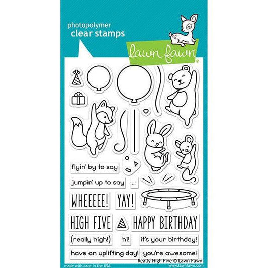 Lawn Fawn Clear Stamps - Really High Five