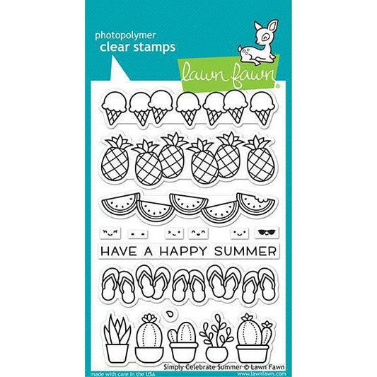 Lawn Fawn Clear Stamps - Simply Celebrate Summer