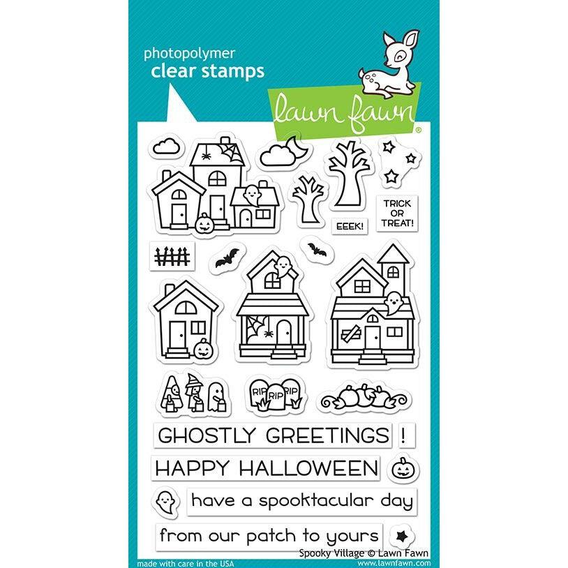 Lawn Fawn Clear Stamps - Spooky Village