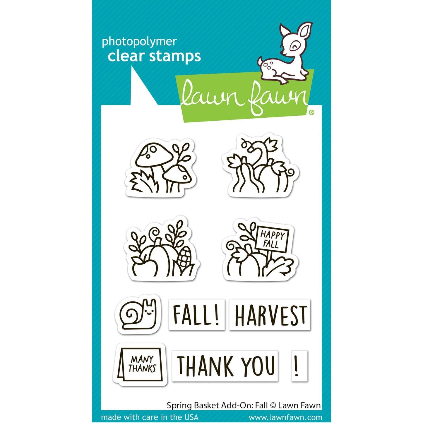 Lawn Fawn Clear Stamps - Spring Basket Add-on: Fall