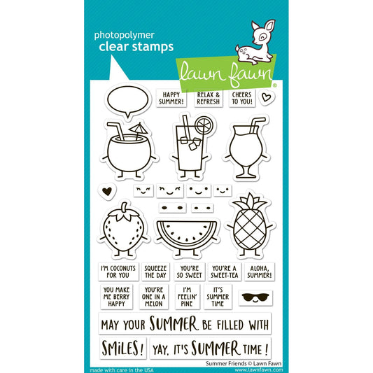 Lawn Fawn Clear Stamps - Summer Friends