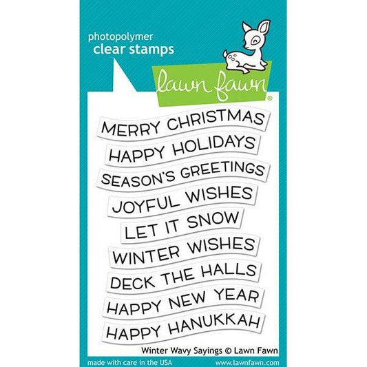 Lawn Fawn Clear Stamps - Winter Wavy