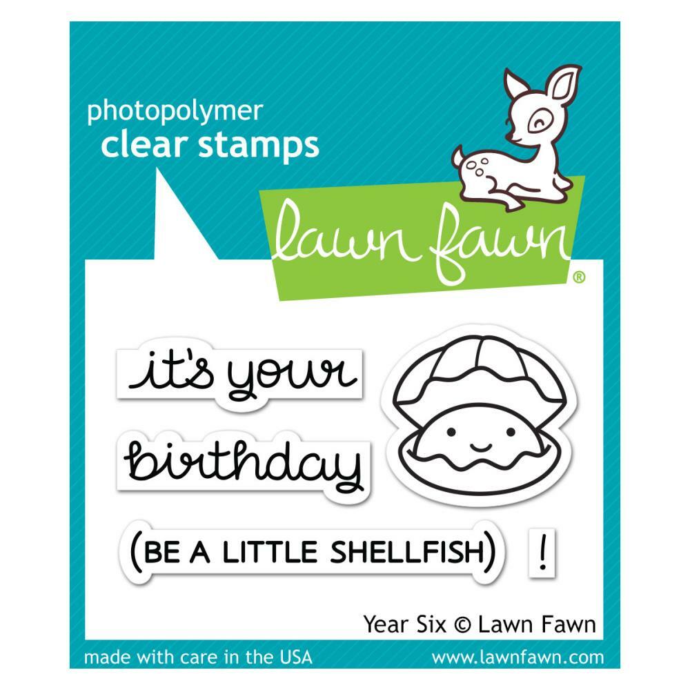 Lawn Fawn Clear Stamps - Year Six
