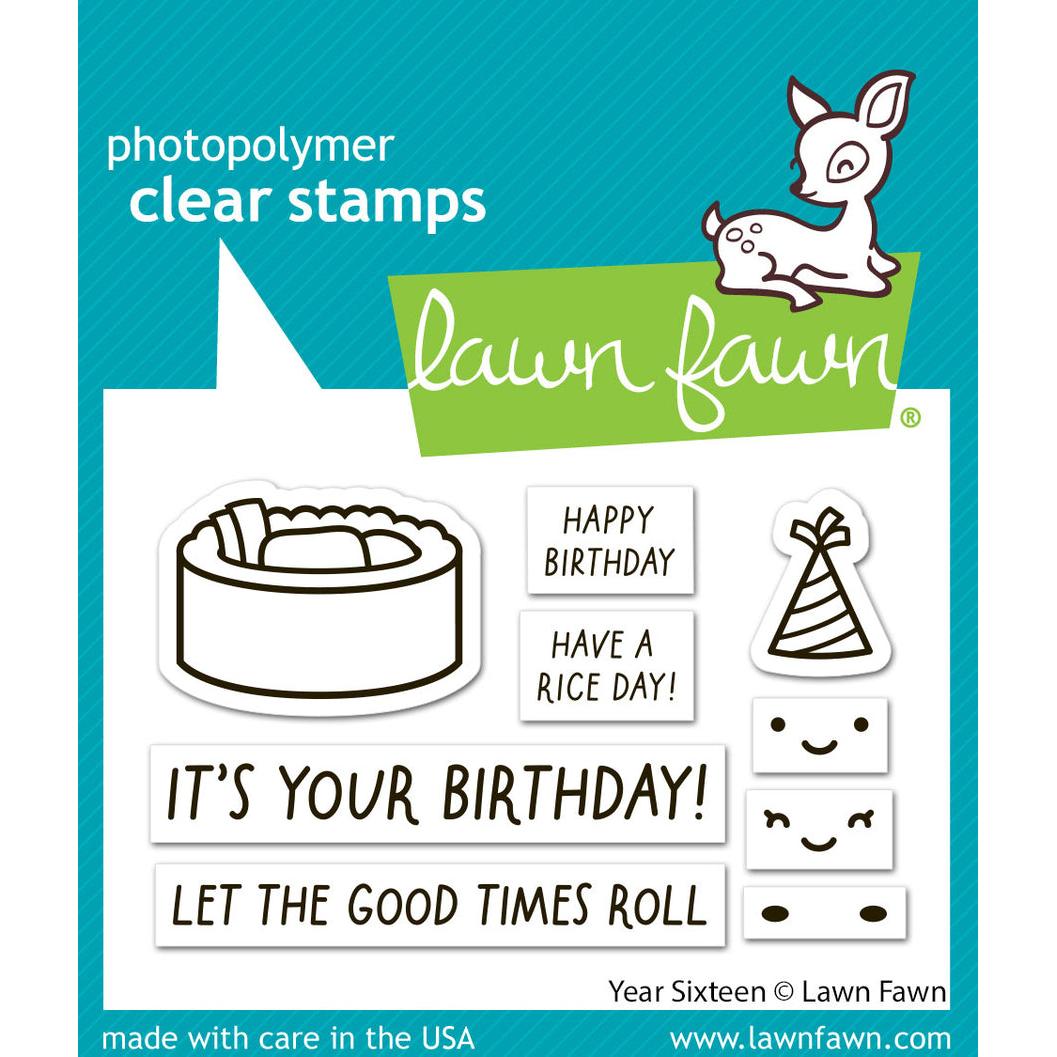 Lawn Fawn Clear Stamps - Year Sixteen