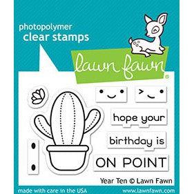 Lawn Fawn Clear Stamps - Year Ten
