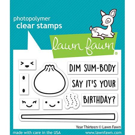 Lawn Fawn Clear Stamps - Year Thirteen