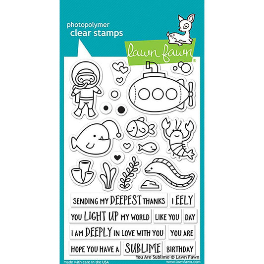 Lawn Fawn Clear Stamps - You Are Sublime