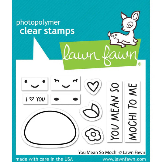 Lawn Fawn Clear Stamps - You Mean So Mochi