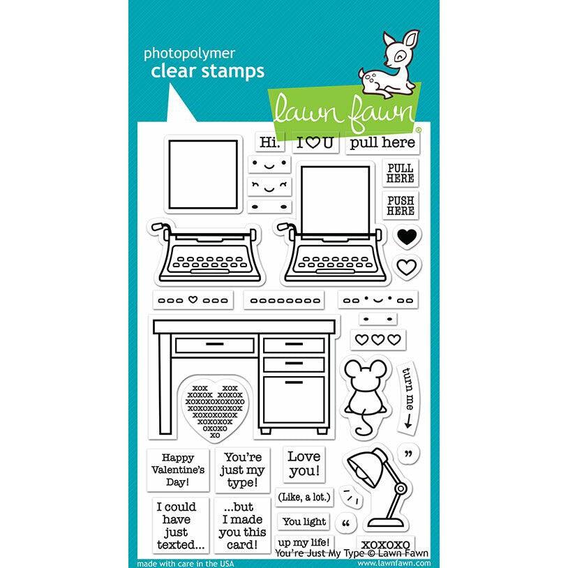 Lawn Fawn Clear Stamps - You're Just My Type