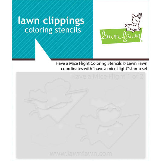 Lawn Fawn Coloring Stencils - Have A Mice Flight