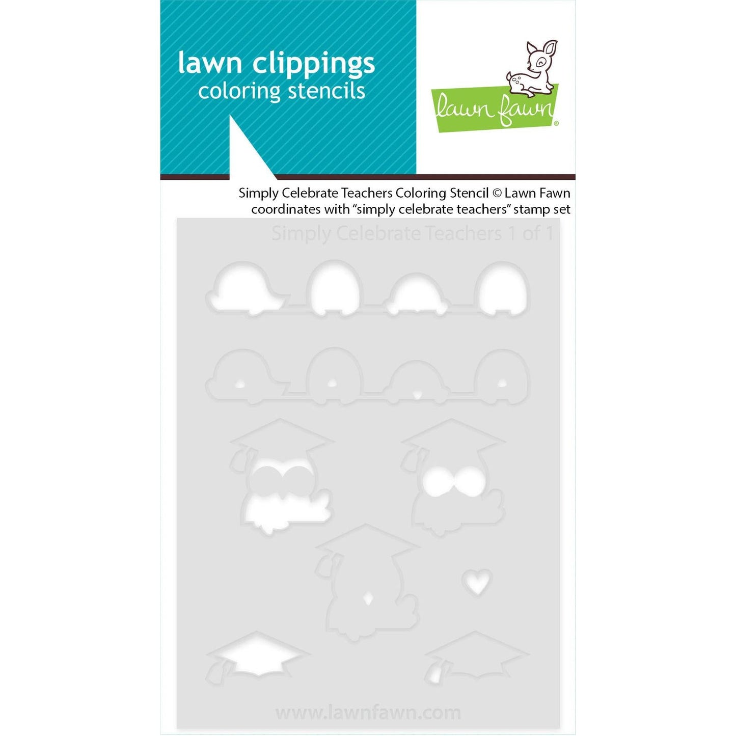 Lawn Fawn Coloring Stencils - Simply Celebrate Teachers