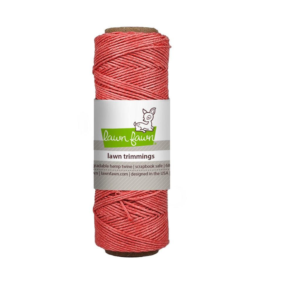Lawn Fawn Hemp Twine - Coral