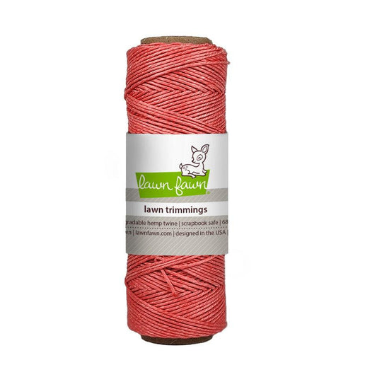 Lawn Fawn Hemp Twine - Coral