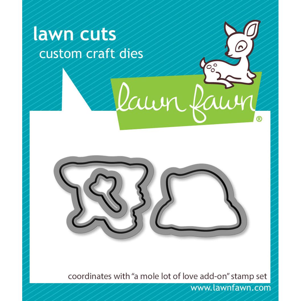 Lawn Fawn Lawn Cuts - A Mole Lot of Love Add-On