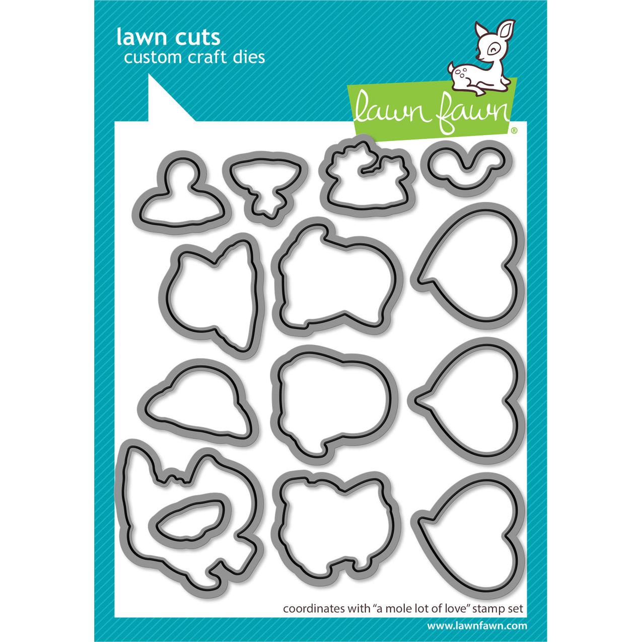 Lawn Fawn Lawn Cuts - A Mole Lot of Love