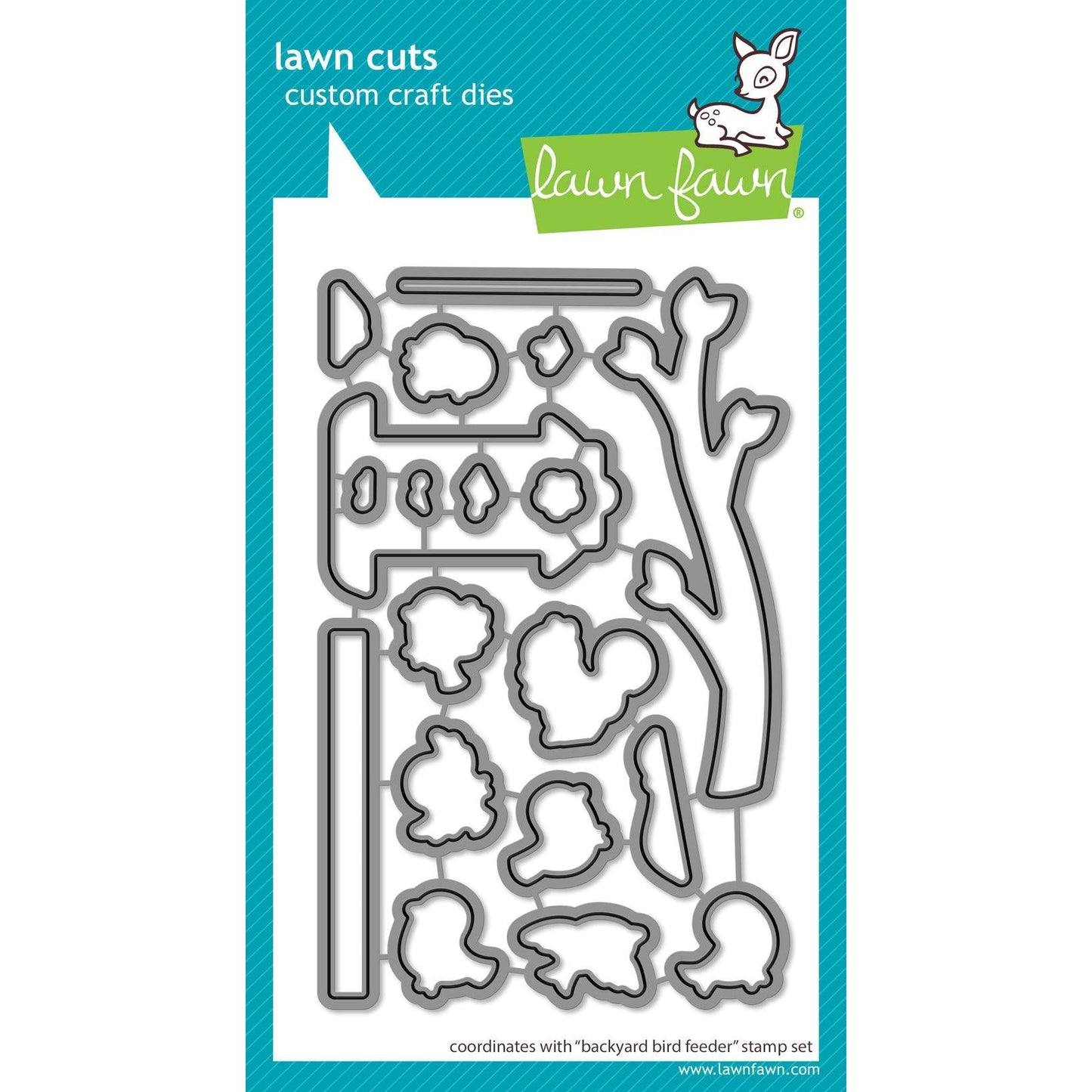 Lawn Fawn Lawn Cuts - Backyard Bird Feeder