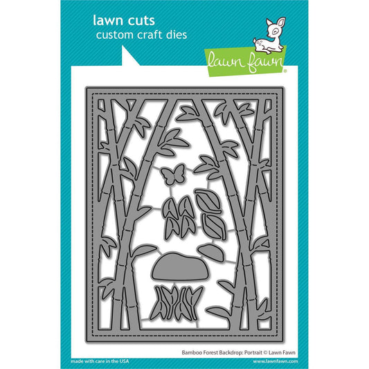 Lawn Fawn Lawn Cuts - Bamboo Forest Backdrop: Portrait