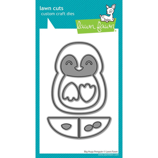 Lawn Fawn Lawn Cuts - Big Hugs Penguin